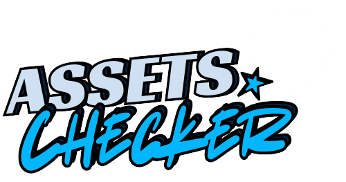 Assets Checker Logo Transparent Vertical